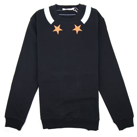 givenchy sweatshirt with stars|Givenchy oversized sweatshirt.